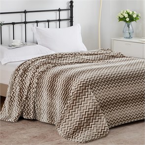 Плед "Любава" с лентой 150*200 см 001-VLN (зигзаг олива) Любава 150*200-14