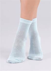 CLES Носки жен.L1002 market line хл+эл (23-св.голубой) 85601