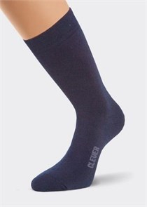 CLE Носки муж.К100Л хл+лайкра (25-т.синий) 85686