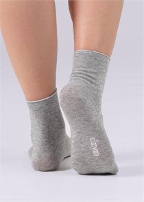 CLE Носки жен.Д307 хл+эл осл.р (23-серый) 85827