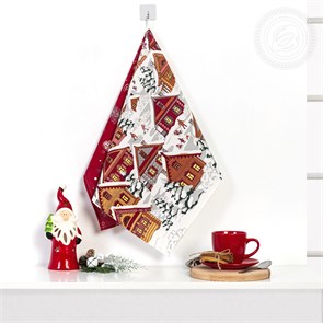 Полотенце Арт Дизайн рогожка 50х70 см. Новогодняя ночь 86018