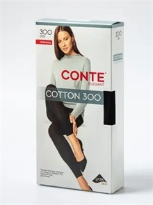 Легинсы жен. хлопковые COTTON LEGGINGS 300 25С-10СП (4-nero) 86166