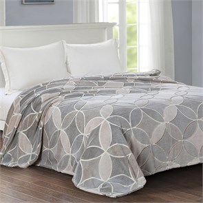 Плед Бамбук с лентой 150*200  277 (круги) Бамбук 150*200