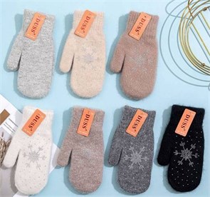 Варежки жен №8164 "Duss" 12шт/уп 541260