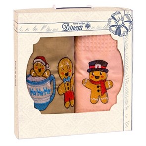 Набор кухонный фартук 72х80 см. 1 шт. полотенце 50х60 см. 1 шт. ФС-110 Имбирный пряник ФС-110