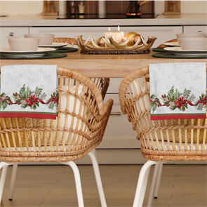 Набор вафельных полотенец Vse DOMA 50х70 см. 2 шт. 60321-1 Рождественское утро 60321-1