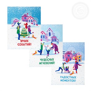 Набор полотенец Арт Дизайн рогожка 45х60 см. 2 шт. Зимние каникулы 86334