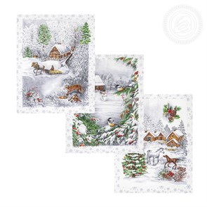 Набор полотенец Арт Дизайн рогожка 45х60 см. 2 шт. Студеная пора 86337_24C79