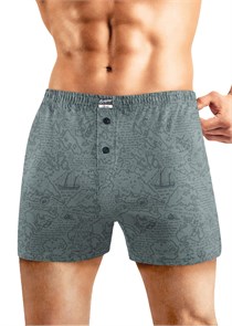 CLE MBX450631 Трусы муж. (56-серый/т.синий) 86386