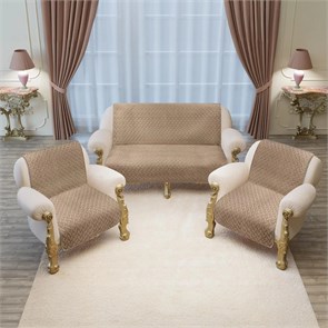 Комплект накидок Leon Lux фланель 180х200 см. 1 шт. 90х180 см. 2 шт. арт. 42 42-3