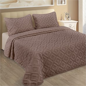 Комплект Afina Lux фланель покрывало 230х250 см. нав. 50х70 см. 2 шт. арт. 89 89-4