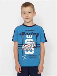 CWKB 63387-42 Футболка для мальчика (Синий (110)-60) 573146