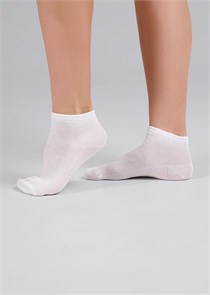 CLES Носки жен.L2001 market line сетка (23-белый) 86662