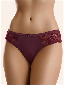 Плавки BO223 Slip (48/L-Borgogna) кружево MNM 86766