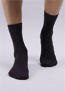 CLE Носки муж.К100Л хл+лайкра (31-т.серый) 86824