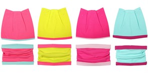 #CH 8194 (224) Комплект для девочки (шапка, снуд) бирюзовый 50-52 (S) ВГ 444369