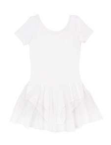 CAJ 4150 Купальник гимнастический для девочки белый (158)-80 БТ 366176