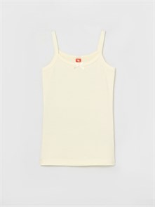 CAJG 20028-21 Майка для девочки (Экрю (152-158)-80) 563869