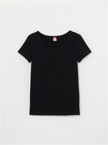 CAJG 62858-22 Футболка для девочки (Черный (158)-80) 482808