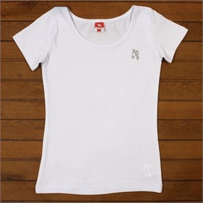 CAK 61145 Футболка для девочки черный (092)-52 ВГ 416178