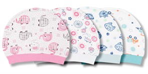 CAN 8121 Шапочка ясельная желтый (слоники) (44-46) ВГ 414555