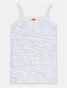 CSJG 20085-43 Майка для девочки (Голубой (152-158)-80) 551608