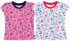 CSK 62089 (196) Футболка для девочки розовый (116)-60 ВГ 405535