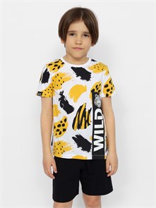 CSKB 63554-20-371 Футболка для мальчика (Белый (104)-56) 563893