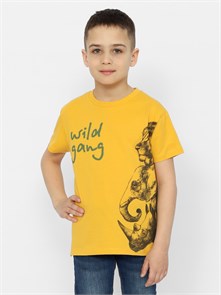 CSKB 63555-30-371 Футболка для мальчика (Желтый (098)-56) 563918