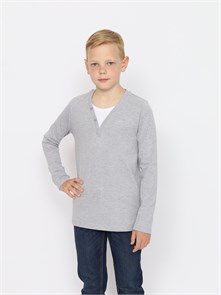 CWJB 63619-11 Джемпер для мальчика (Серый меланж (128)-64) 570235