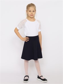 CWJG 63606-20 Джемпер для девочки (Белый (128)-64) 566402