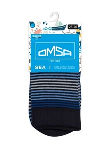 Носки 21P11 (23-26-Blu Scuro) в полоску БЕЗ СКИДКИ!!! 507534