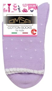 Носки 22P31 (19-22-lilla) в горошек БЕЗ СКИДКИ!!! 507786