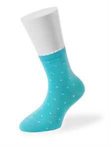 Носки 22P31 (23-26-blu chiaro)  в горошек БЕЗ СКИДКИ!!! 507783