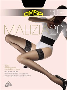 Malizia 20 (2-Nero) чулки Oms 97991