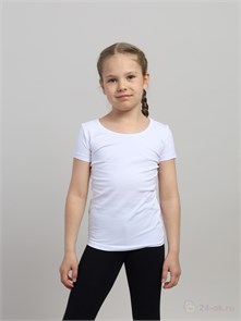 CAJG 62858-20 Футболка для девочки (Белый (152)-80) 482801