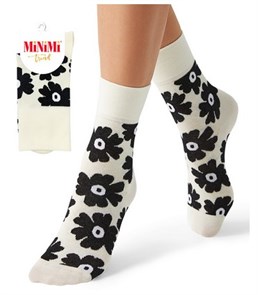 Носки ж. 4214 TREND (35-38-Avorio) цветы MINI 81601
