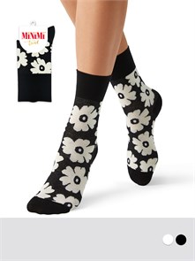 Носки ж. 4214 TREND (35-38-Nero) цветы MINI 81603