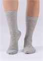 CLE Носки жен.S240 база хл+эл (25-меланж серый) 82622 - фото 100267