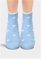 ЭЙС Носки жен.Д141 хл+эл укор (25-голубой) 82639 - фото 100303