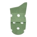 Носки ж. 4209 Trend (39-41-menta) с высокой резинкой в горошек Mini 82736 - фото 100444