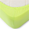 Простыня трикот 125 гр. на рез. (180х200х20+-2см) арт. Р014Т (Салатовый) Р014Т-13 - фото 102545