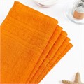 Салфетка махровая, г/к, 30х30, арт. ВТ 30-30Г, 380 гр/м2, цвет: 207-апельсиновый 71278 - фото 103698