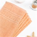 Полотенце махровое, г/к, 30х50, арт. ВТ 30-50Г, 380 гр/м2, цвет: 028-персиковый ВТ 30-50Г-6 - фото 103701