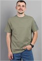 HSXM 60496-35K Футболка мужская (Хаки (176)-108(54)) 85813 - фото 104665