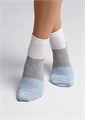 ЭЙС Носки жен.Д152 укор хл+эл (23-св.голубой/меланж серый) 86786 - фото 105798