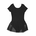 CAJ 4150 Купальник гимнастический для девочки чёрный (152)-80 БТ 364416 - фото 114972