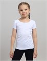 CAKG 62855-20 Футболка для девочки (Белый (104)-56) 482866 - фото 115069