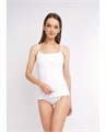 CLE LM001-1 Майка жен. ЧБ база (46-белый) 95860 - фото 117219