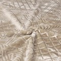 Плед акриловый выбитый лепка 200х240 см. Решетка бежевый 112-12 - фото 77504
